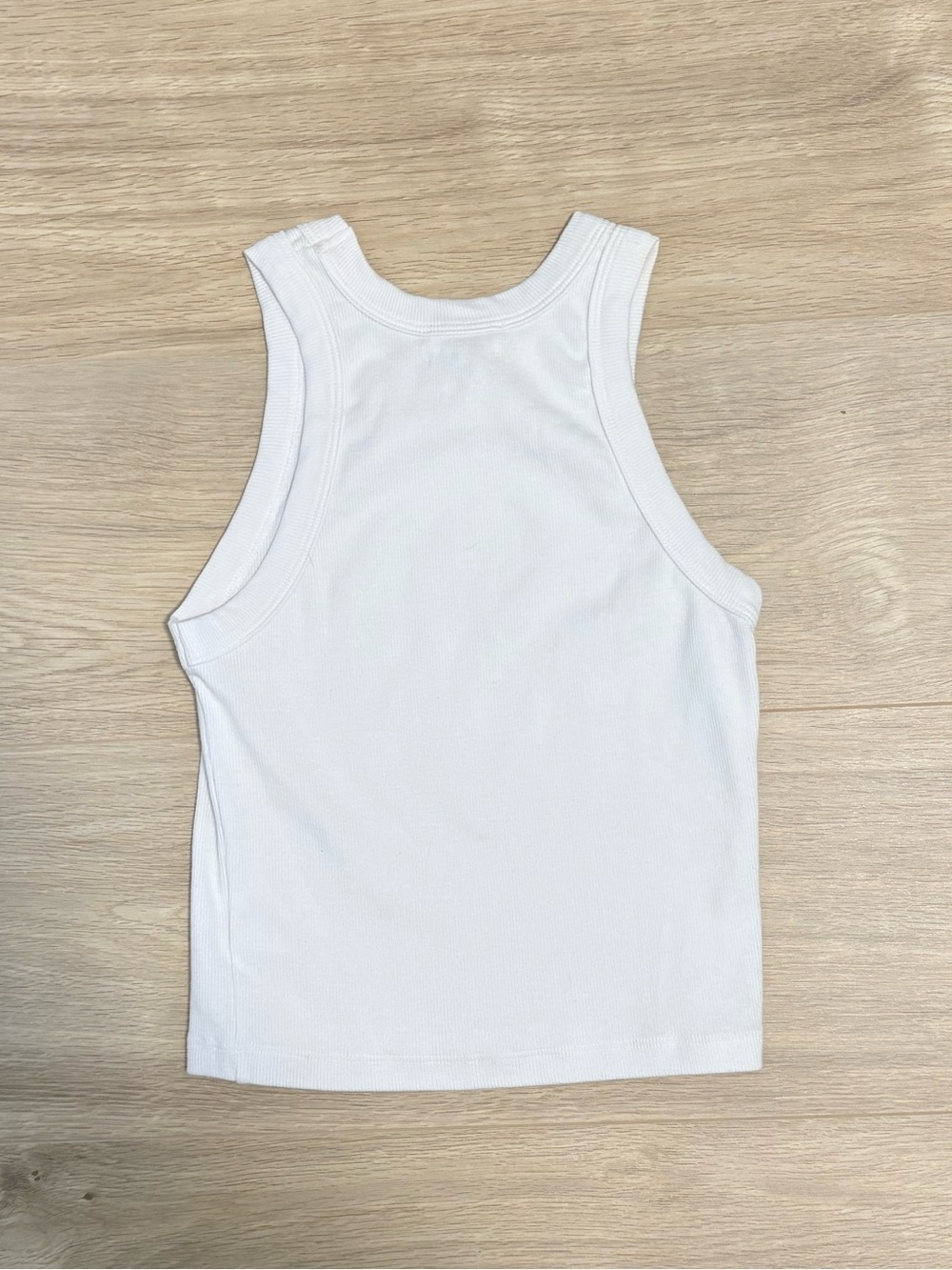 REVOLVE White Ribbed Crop Tank - Picture 4 of 4